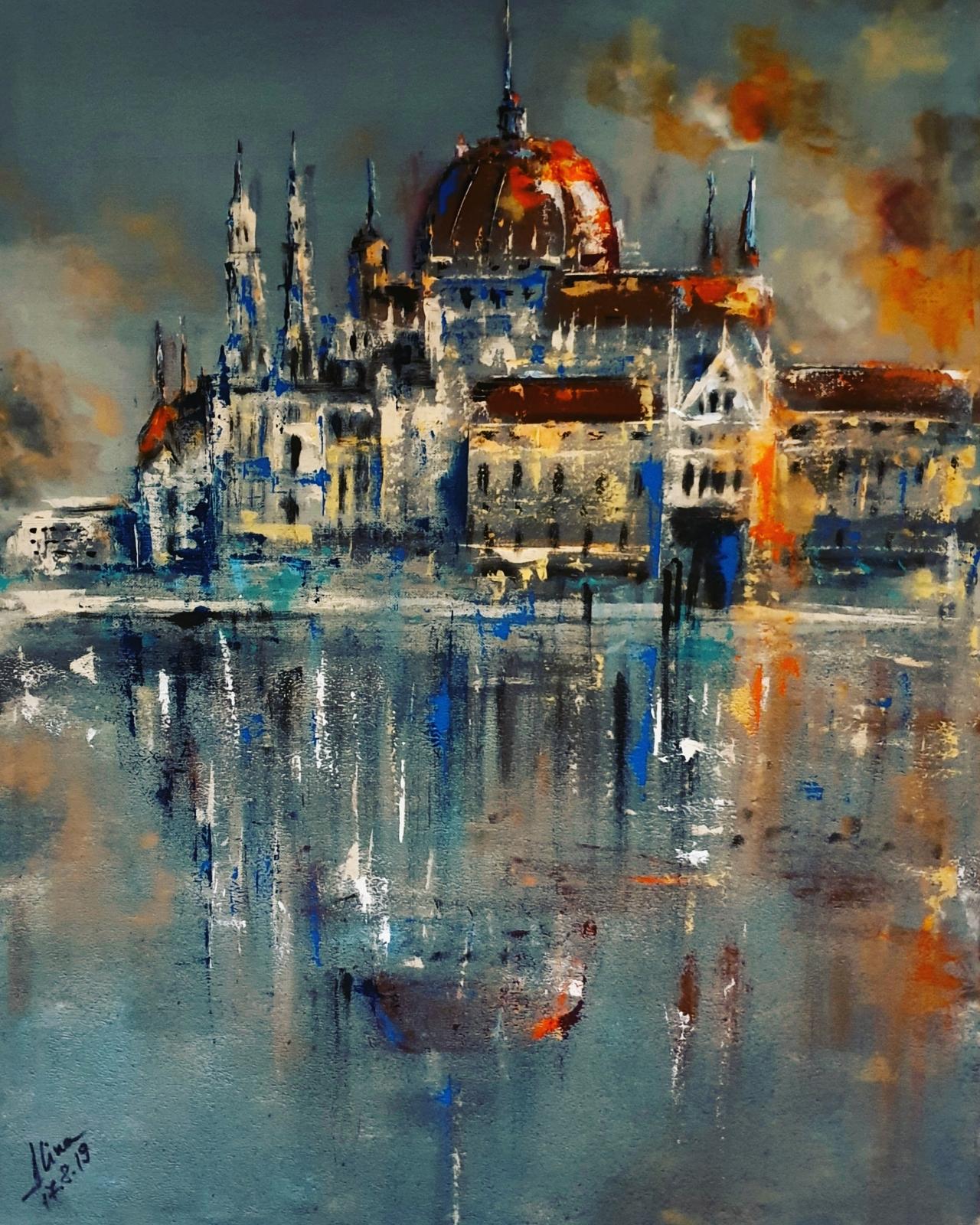 ArteDiAlina.com painting: Neogothic and colors